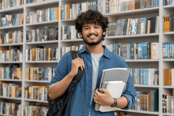 Student with Books